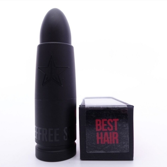 Jeffree Star Velvet Trap Lipstick Best Hair Hot Red Orange New - Picture 3 of 9
